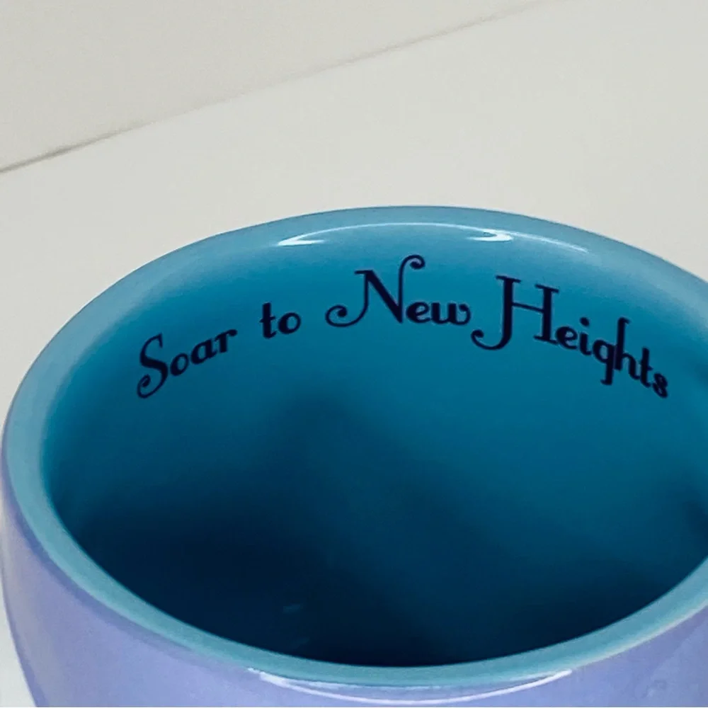 Disney Parks Princess Jasmine Lotus Flower Sculpted Mug Magic Carpet Handle Cup
